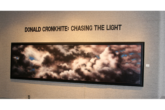 The "Chasing the Light" exhibition runs through Nov. 21 in the Sission Gallery in the MacKenzie Fine Arts Center. 