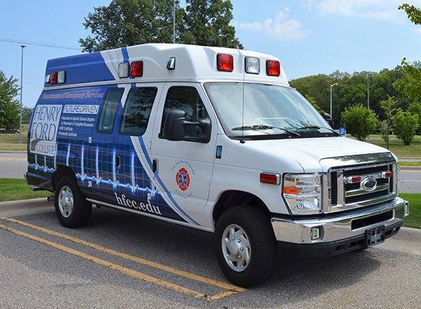 The HFC ambulance gets all-new graphics.