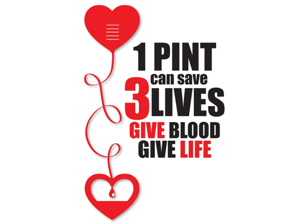 Graphic: 1 pint can save 3 lives