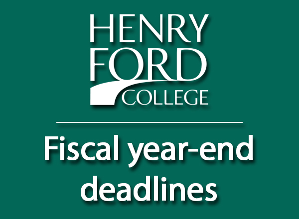 HFC logo followed by Fiscal year end deadlines