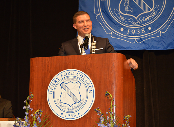 Newly invested President, Russell A. Kavalhuna