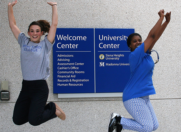 Tessa Raymond and Cynthia Brown are flying high with enthusiasm for Super Saturday.