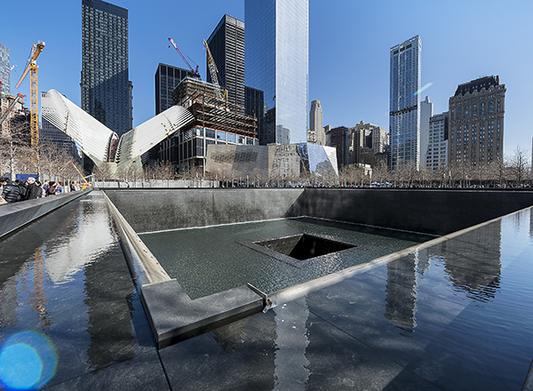 Photo of 9/11 Memorial in New York City