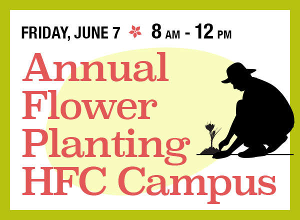 Annual Flower Planting on Campus graphic