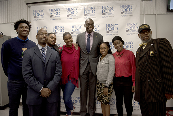 Lt. Gov. Gilchrist met with students and leaders of the Black Male and QUEENS Focus Group