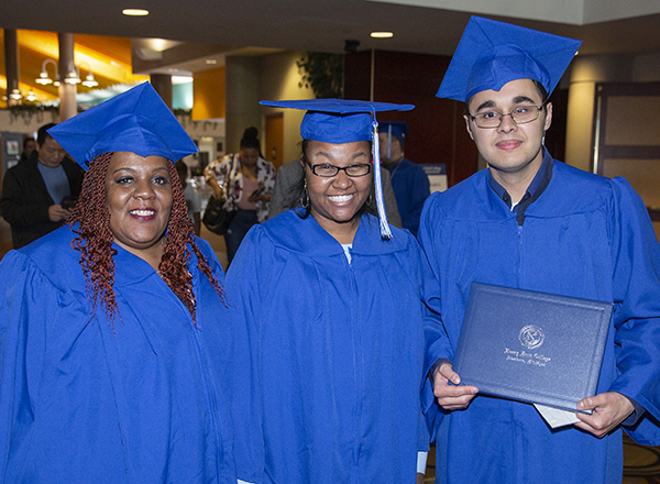 Three recent HFC graduates