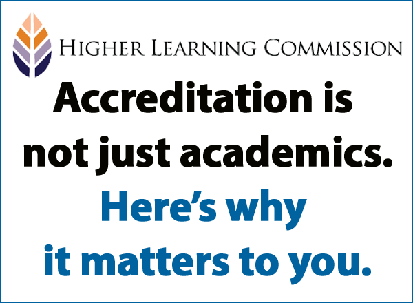 HLC Accreditation graphic