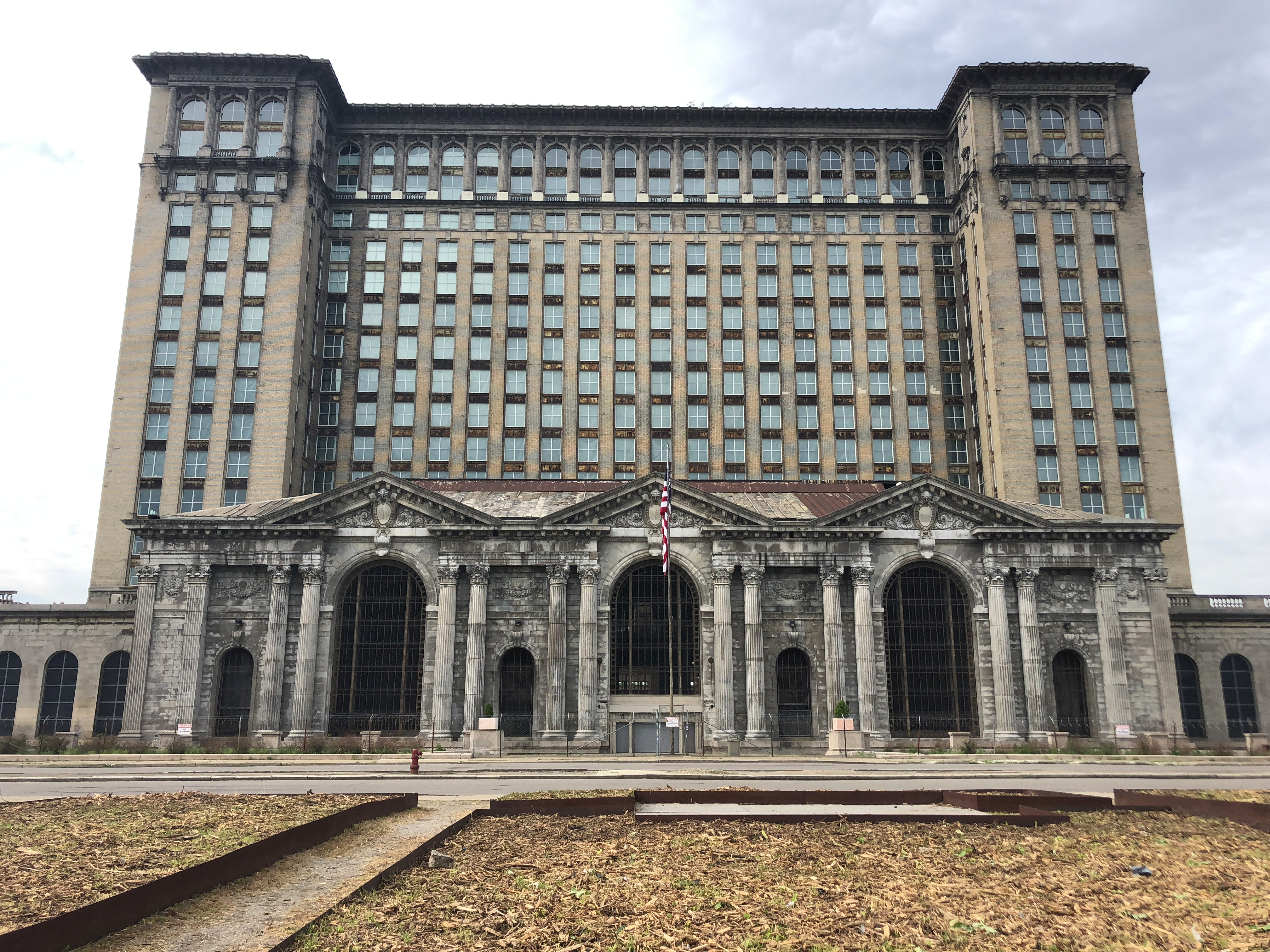 Photo of Michigan Central Station taken by Sarah Williams for her award-winning story: "Hope has not left the station."