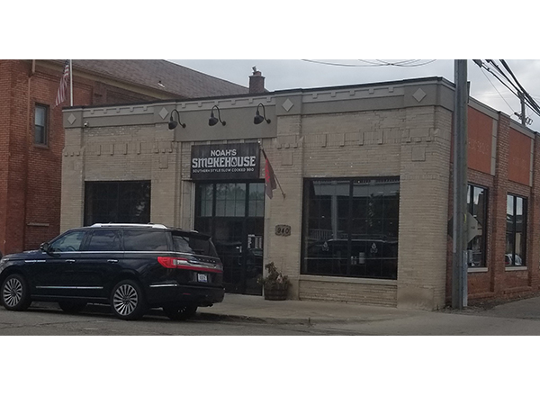 Noah's Smokehouse is located at 940 Monroe in Dearborn. 