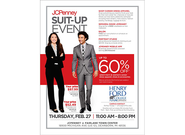 Flyer of Suit-up event