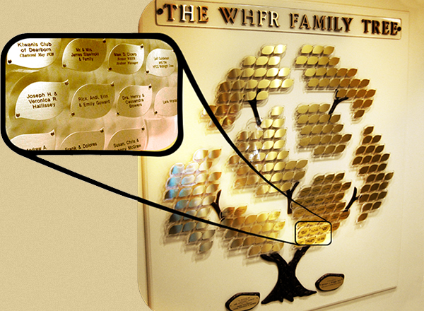 An image of WHFR's family tree.