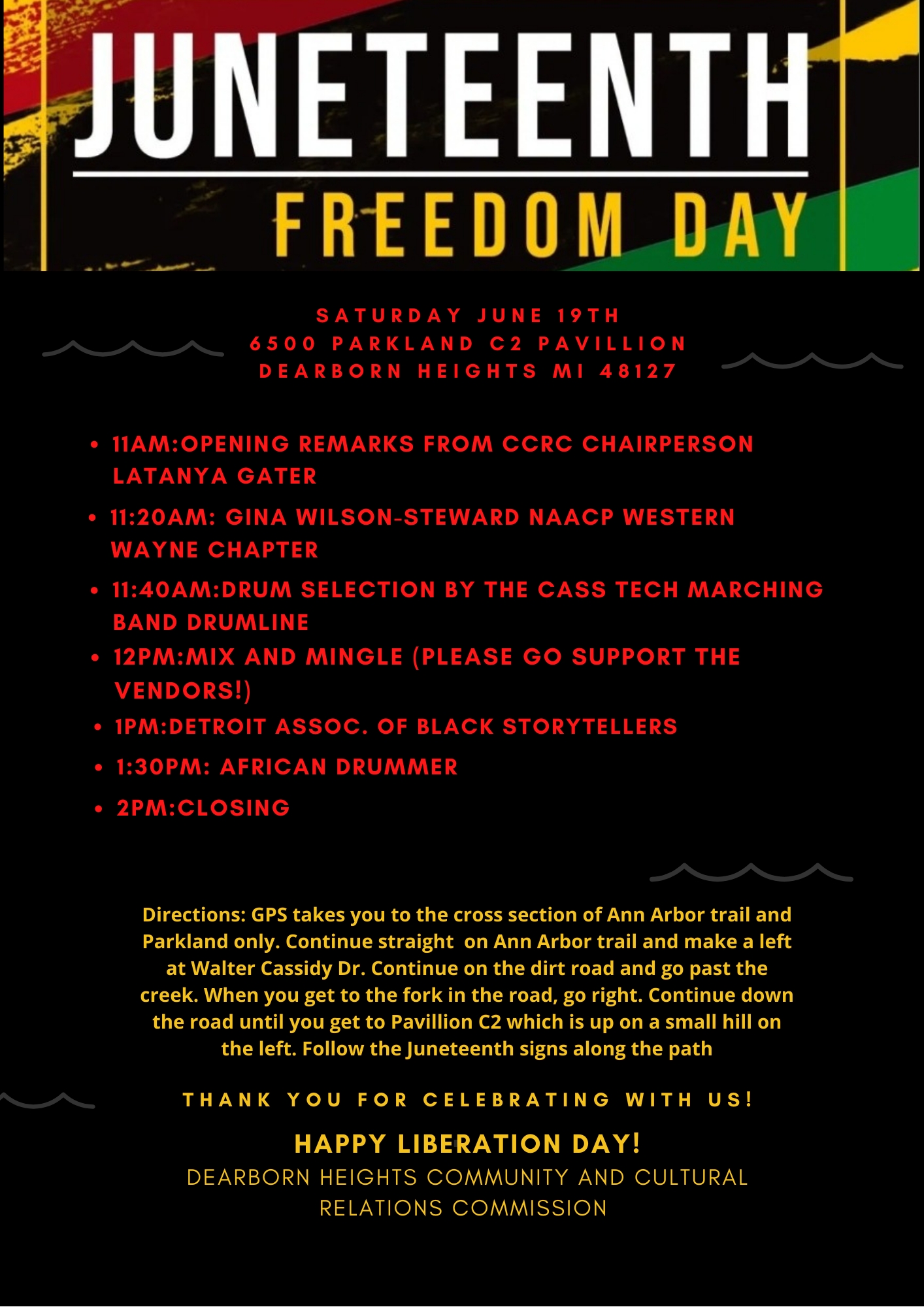 Freedom Day flyer image