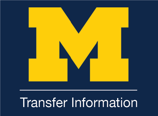 An image of the U of M logo with Transfer Information below it.