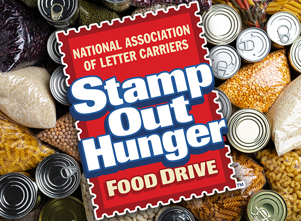 Stamp out hunger food drive.