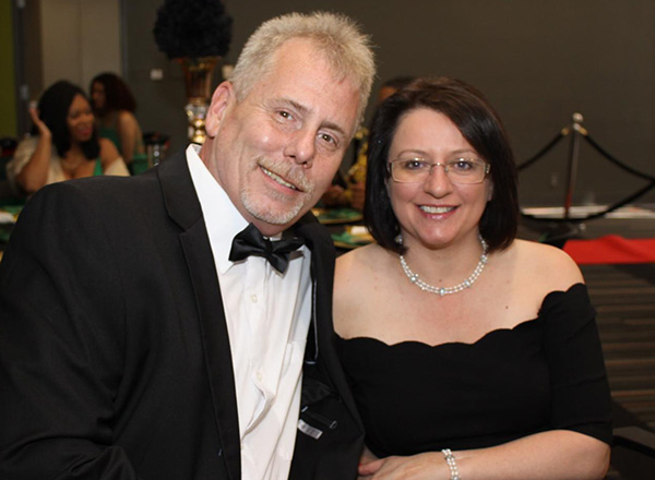 Dearborn Education Foundation Executive Director Chastity Townsend (right) and her husband Duane. 