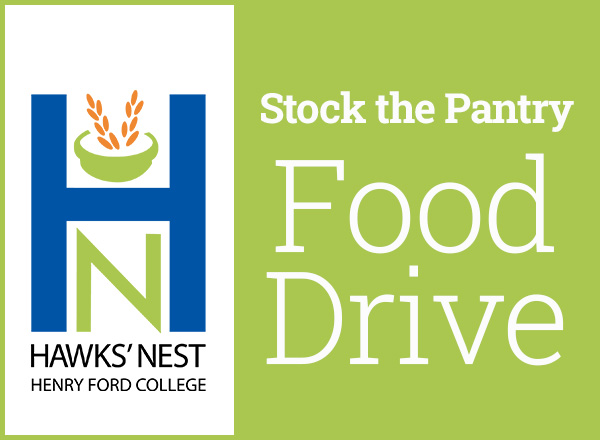 Graphic for Hawks' Nest food drive September 6-16, 2022