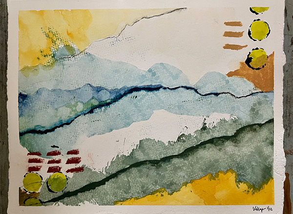Abstract watercolor.
