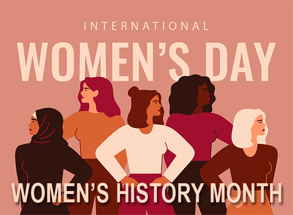 Women’s History Month graphic