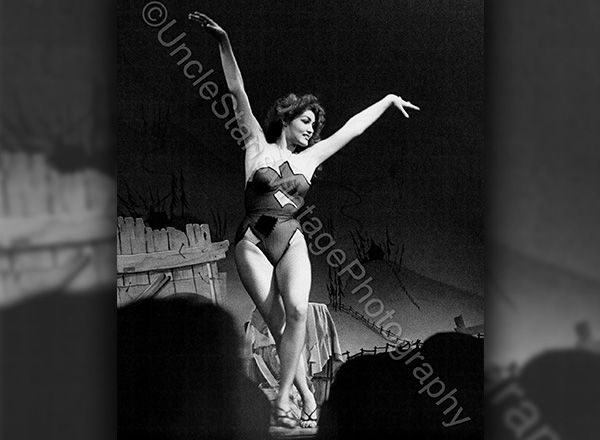 A pre-Catwoman Julie Newmar on Broadway in 1956. Photo by Stan Rosol.