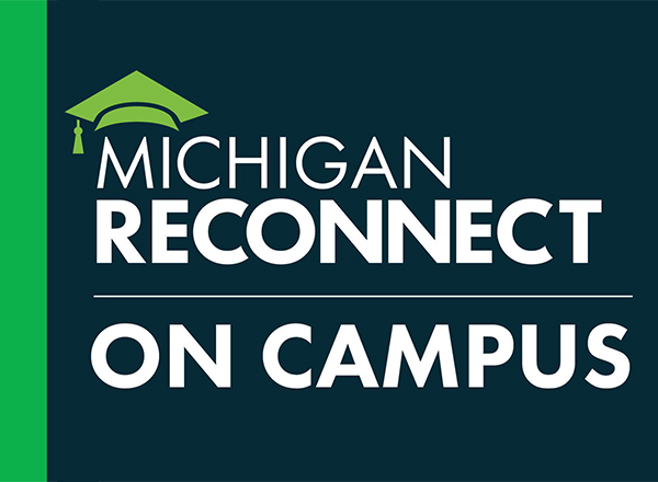 Michigan Reconnect on Campus logo