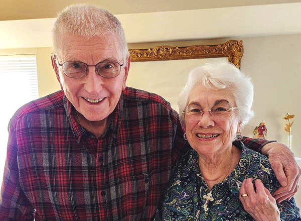 Portrait of Patrick and Irene Bruen.